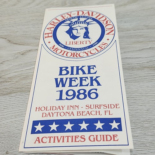 Vintage 1986 daytona bike week - daytona,